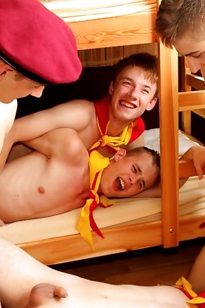 Hot gorgeous nude boy scout Andre, Lucas, Terry, Harry, Nathan teen group